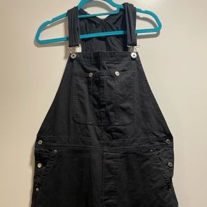 H&M Black Denim Overalls | Size M